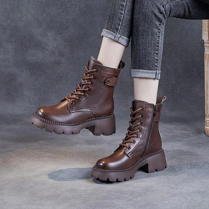 ❄Vânzare de iarnă 42% off👢Cizme din piele pentru femei